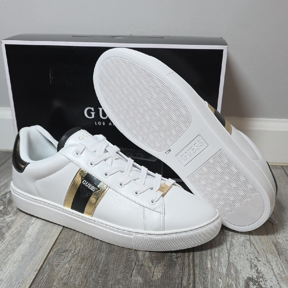 Guess | Men's Bertell Round-Toe Lace-Up Fashion Sneakers Sz 12 *NWT